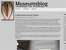 Tablet Screenshot of museumsblog.de